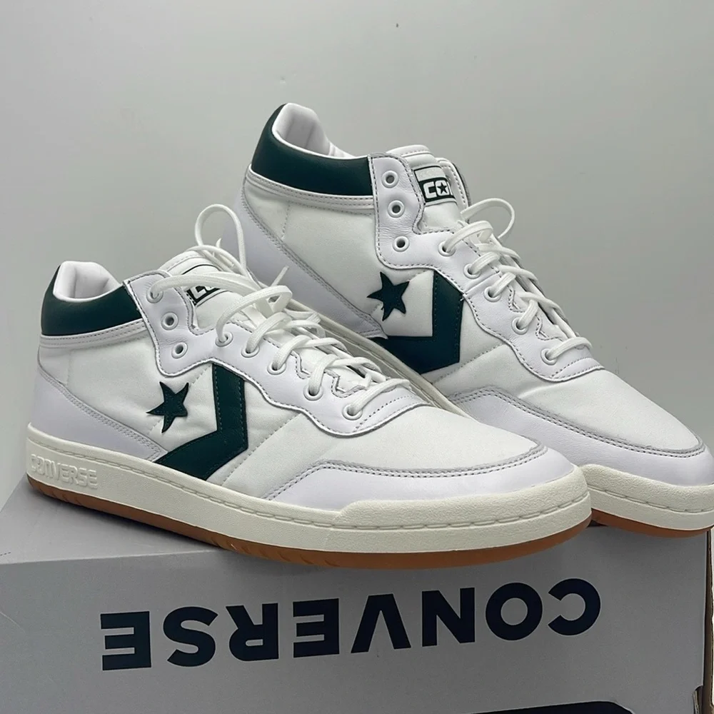 Converse Men’s Sneakers 166247C
FASTBREAK PRO MID WHITE/DEEP EMERALD/GUM - Picture 4 of 16